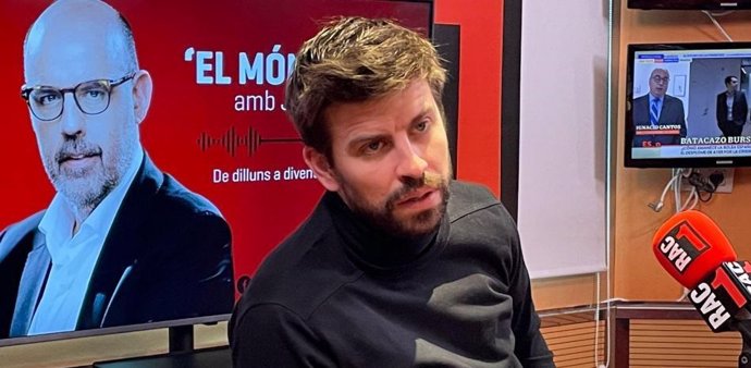 El exjugador del FC Barcelona Gerard Piqué en una entrevista en RAC1