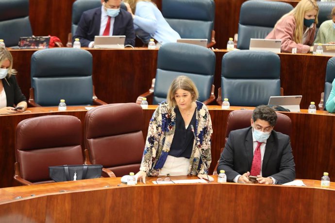 Archivo - La consejera de Cultura, Turismo y Deporte de la Comunidad de Madrid, Marta Rivera de la Cruz