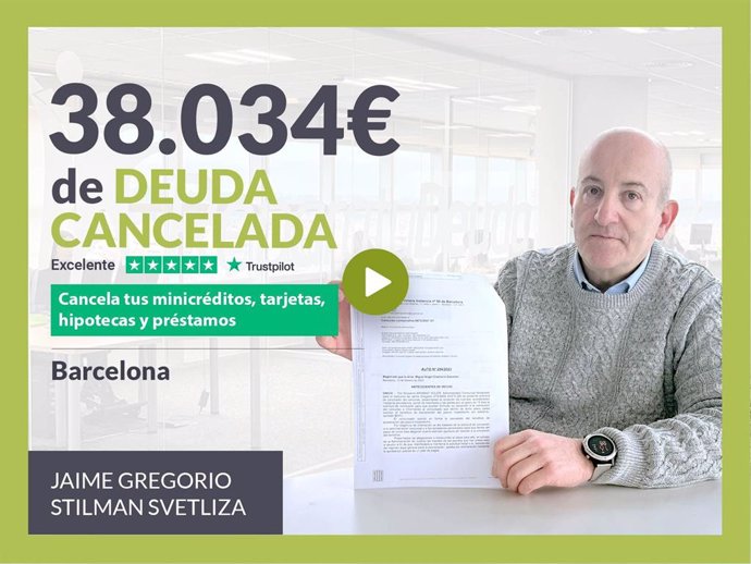 Exonerado con Repara tu Deuda por la Ley de Segunda Oportunidad.