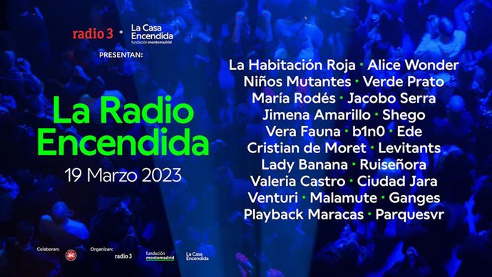 Cartel de La Radio Encendida 2023.
