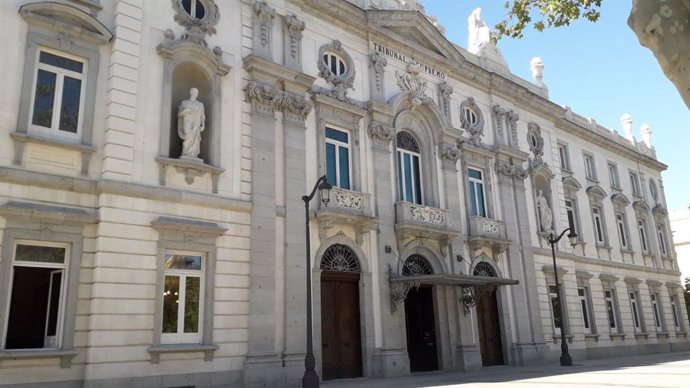 Archivo - Fachada del Tribunal Supremo en Madrid.