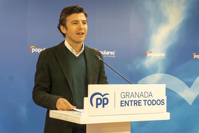 El secretario general del PP de Granada, Jorge Saavedra.
