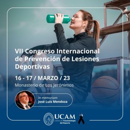 Cartel del VII Congreso Internacional de Prevención de Lesiones Deportivas