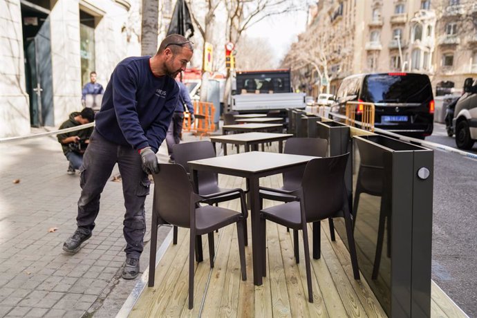 Una terrassa a Barcelona