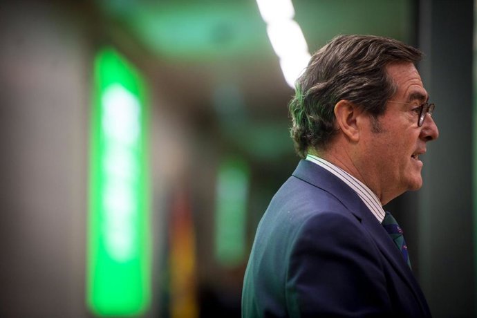 El presidente de la CEOE, Antonio Garamendi. 
