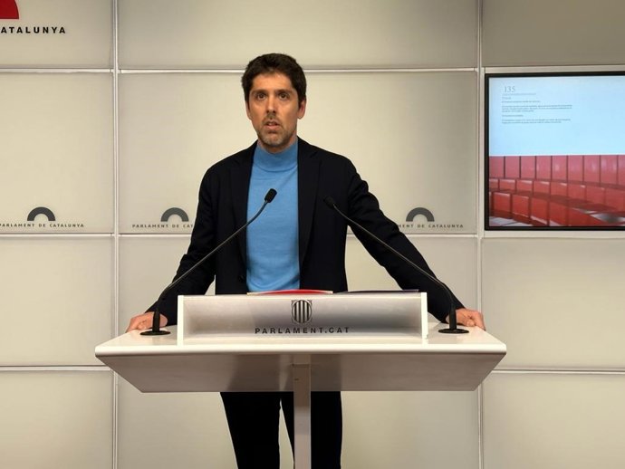 El portaveu dels comuns al Parlament, David Cid