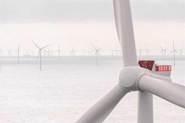 Archivo - Aerogenerador de Siemens Gamesa