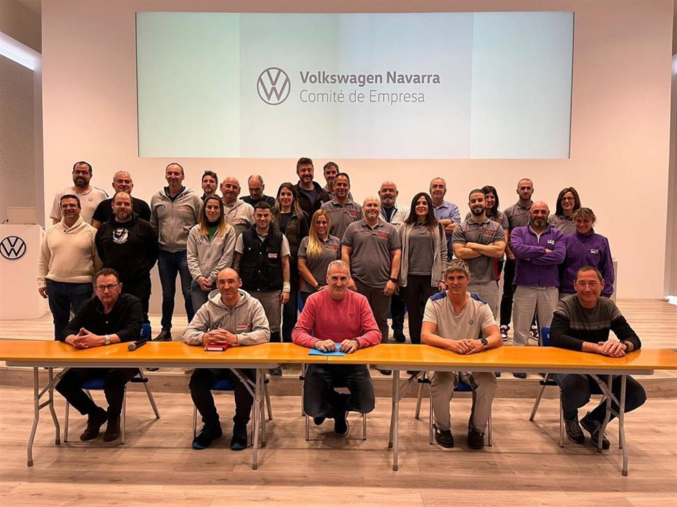 Imagen del comité de empresa de WV Navarra
