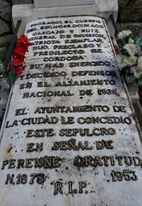 El Gobierno informó hace dos meses a la Junta sobre la lápida de un general franquista sin retirar en Córdoba