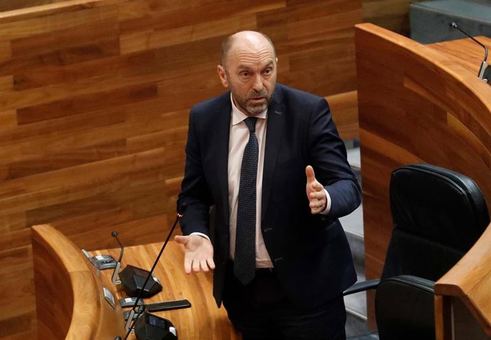 Juan Cofiño en la Junta General.