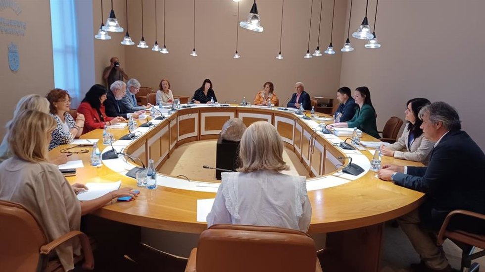 Archivo - Junta de portavoces del Parlamento gallego