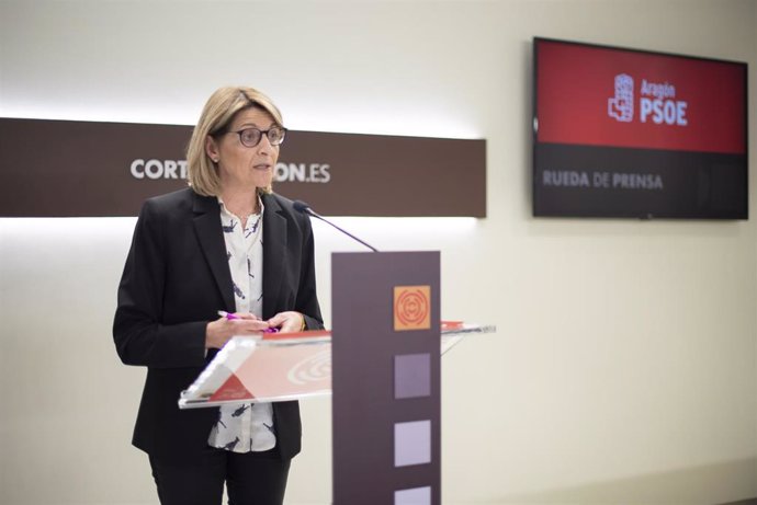 La diptuada portavoz de Ciudadanía y Derechos Sociales del Grupo Socialista en las Cortes de Aragón, Pilimar Zamora.