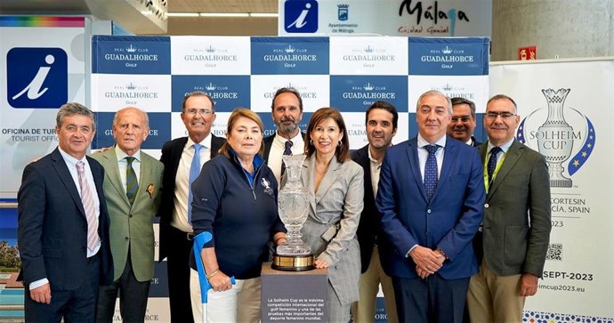 Recepción de la Solheim Cup de golf femenino en el Aeropuerto Málaga-Costa del Sol.