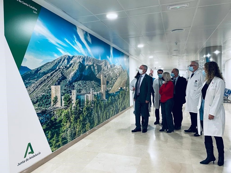 Visita al Hospital Universitario de Jaén.