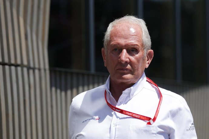 Archivo - Helmut Marko durante un Gran Premio del Mundial de Fórmula 1