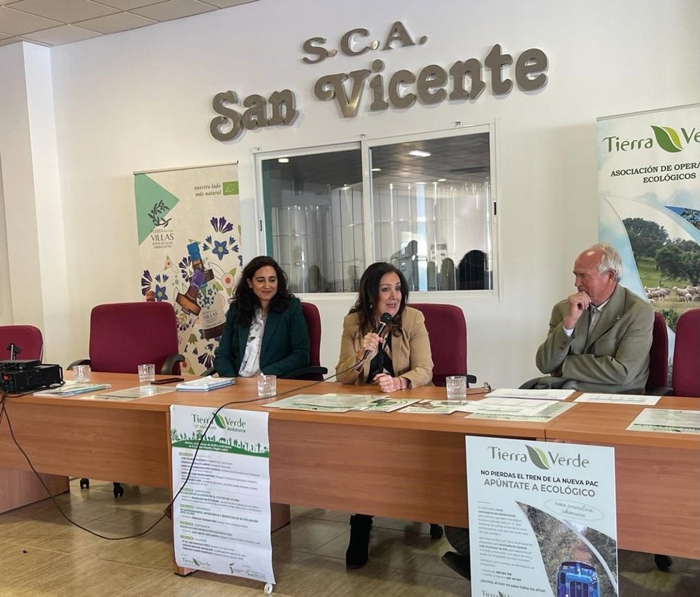 Madueño durante la jornada Tierra Verde Andalucía