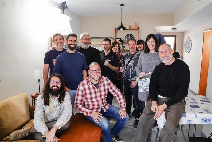 Rodaje del cortometraje 'No tardes'.