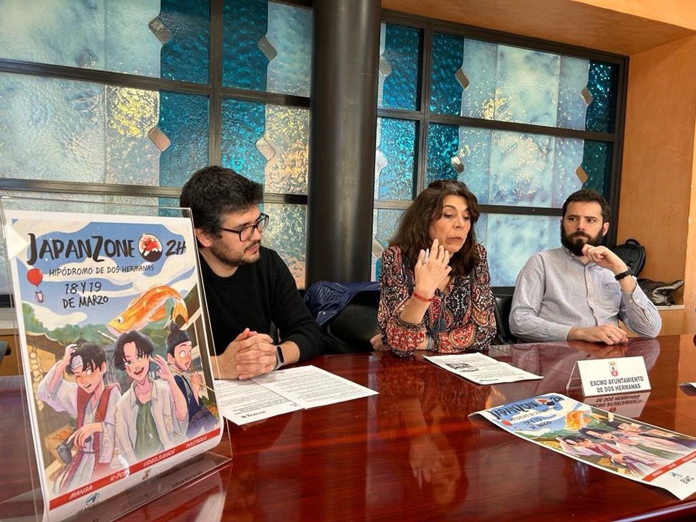 Presentación del festival 'Japanzone 2H', que se celebra en Dos Hermanas, en Sevilla.
