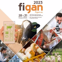 Cartel de la edición número 16 de la Feria Internacional para la Producción Animal, FIGAN 2023.