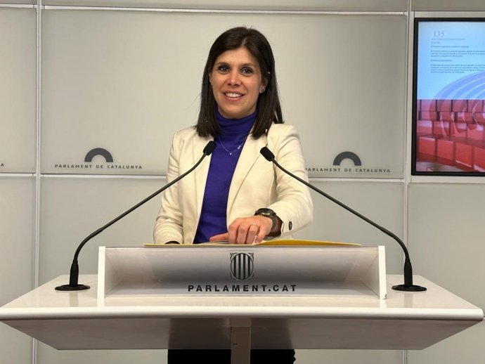 La secretria general adjunta i portaveu d'ERC, Marta Vilalta