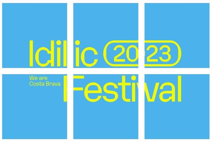 Cartel del Idilic Festival de Platja d'Aro (Girona)