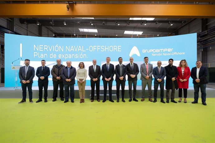 Presentación del proyecto de Nervión Naval Offshore en As Somozas (A Coruña).