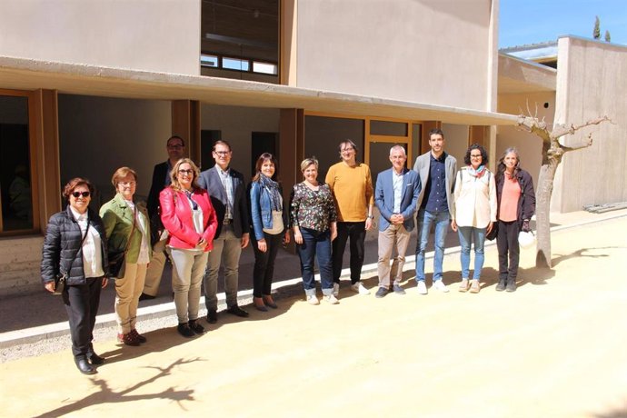 La consellera de Educación, Cultura y Esport, Raquel Tamarit, en el CEIP Mare de Déu de Grcia, ubicado en Biar (Alicante)