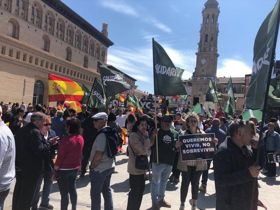 Archivo - Concentración del sindicato Solidaridad.