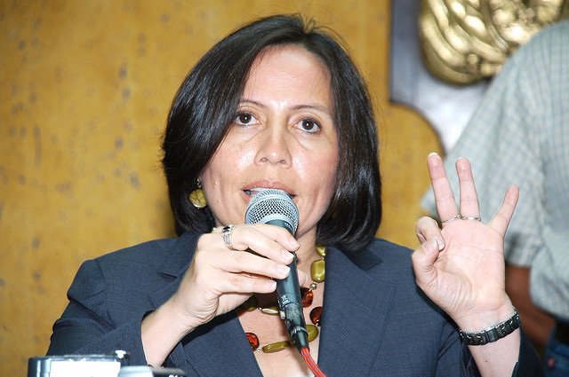 Archivo - La exministra ecuatoriana María Duarte