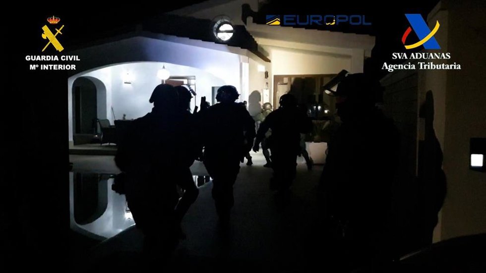 Operación para desmantelar una banda dedicada al narcotráfico internacional desde Andalucía