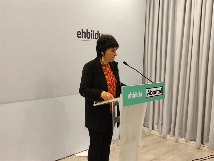 La candidata de EH Bildu a la Presidencia del Gobierno, Laura Aznal.