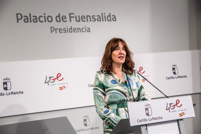 La consejera de Igualdad y portavoz del Gobierno regional, Blanca Fernández, comparece en rueda de prensa