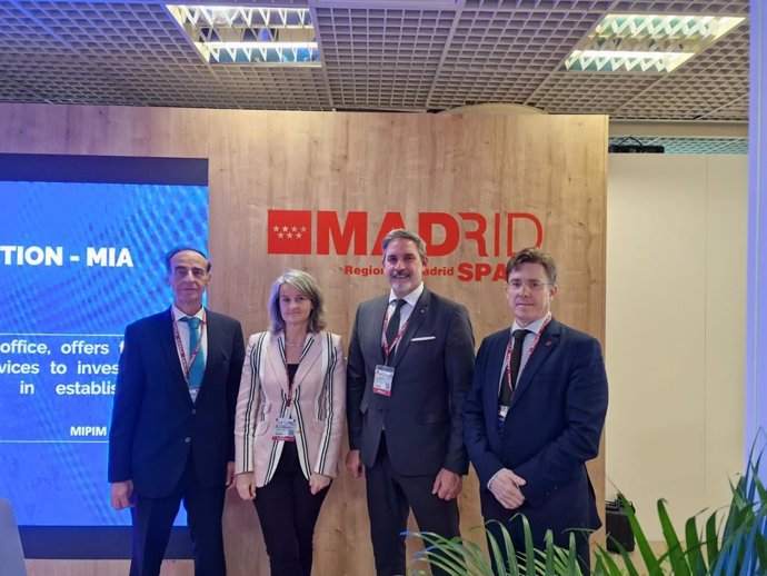 Delegación de la Comunidad de Madrid en encabezada Feria internacional inmobiliaria MIPIM 2023 por el viceconsejero de Vivienda y Ordenación del Territorio, José María García.