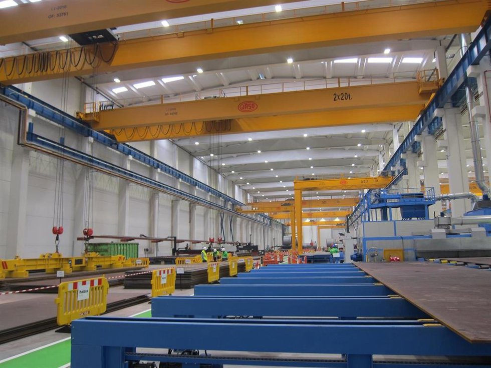 Archivo - planta de Haizea Wind Group