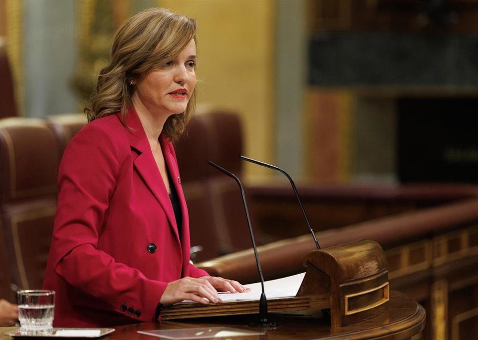 La ministra de Educación y Formación Profesional, Pilar Alegría,
