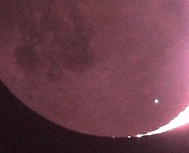 Destello en la Luna por impacto de meteorito registrado el 23 de febrero de 2023