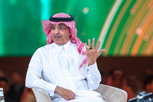Archivo - El ministro de Finanzas de Arabia Saudí, Mohamed al Jadaan