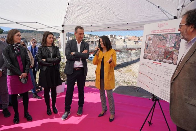 La Conselleria de Obras Públicas anuncia la prolongación de la línea 9 de Metrovalencia hasta el casco urbano de Riba-roja de Túria