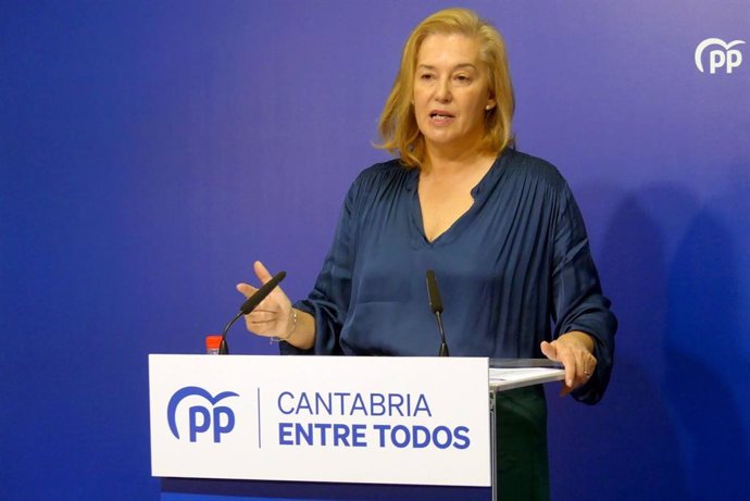 La secretaria autonómica del PP de Cantabria, María José González Revuelta