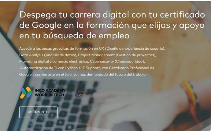 Programa de becas Work in Tech.