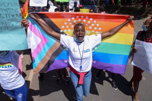 Archivo - Protesta de la comunidad LGBTQ en Nairobi (Kenia)