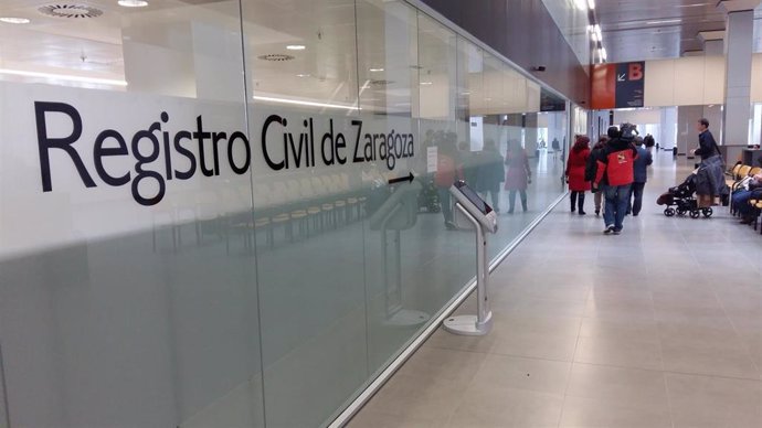 Archivo - Sede del Registro Civil de Zaragoza