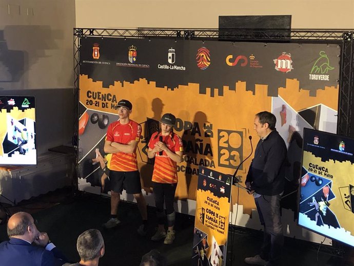 Presentación de la Copa de España de Escalada que se celebrará en Cuenca