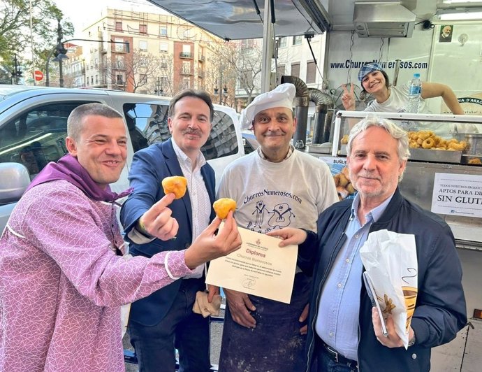 Valncia apoya a la churrería sin gluten que contribuye para conseguir unas fallas más inclusives