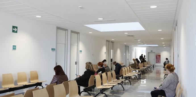 Imagen de la zona de consultas del nuevo centro de salud del Barrio de Jesús de Zaragoza.