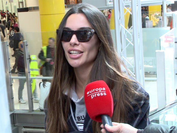 Joana Sanz, a su regreso de Dubai