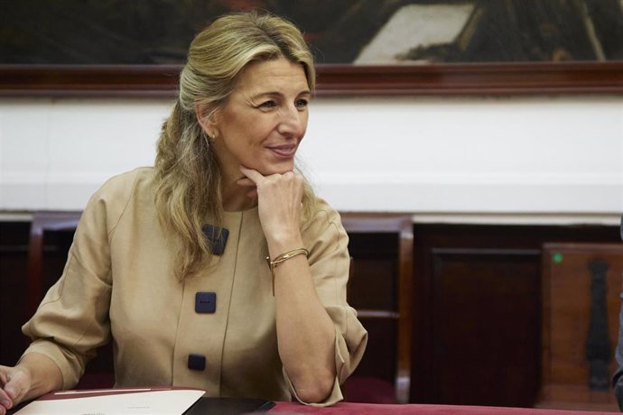 La vicepresidenta segunda del Gobierno de España y Ministra de Trabajo y Economía Social, Yolanda Díaz.