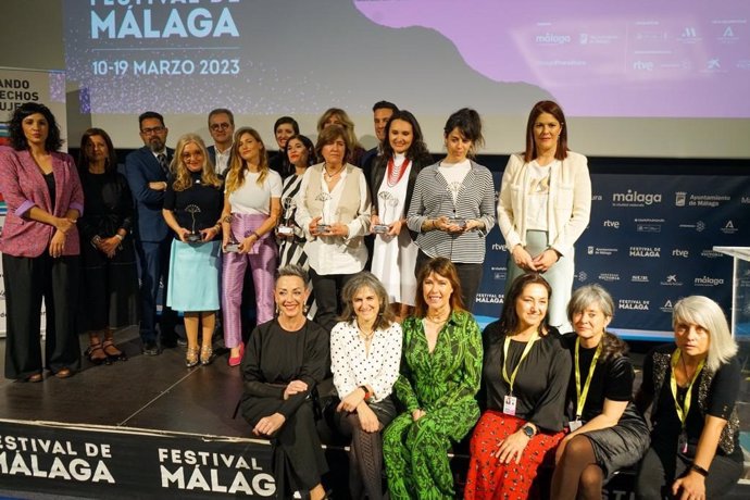 Entrega de las Biznagas del Festival de Málaga de las secciones 'Afirmando los derechos' y 'Mujeres en escena'