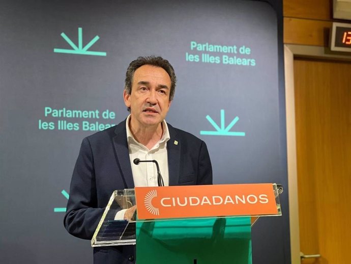 El portavoz adjunto de CS en el Parlament, Juanma Gómez.