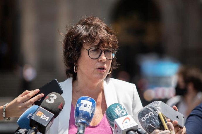 Archivo - La eurodiputada de ERC Diana Riba, en una foto de archivo